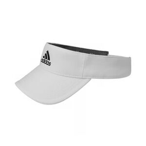 Adidas White and Black Sports Visor